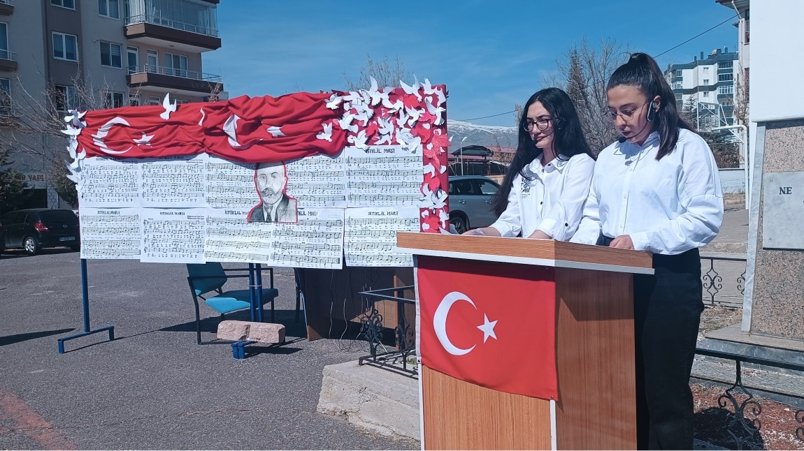 12 Mart İstiklal Marşının Kabulü ve M.Akif Ersoy´u Anma Günü Programımız